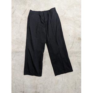 Logistik - black plant wide leg 70% polyester 30% cotton